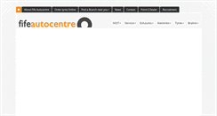 Desktop Screenshot of fife-autocentre.co.uk